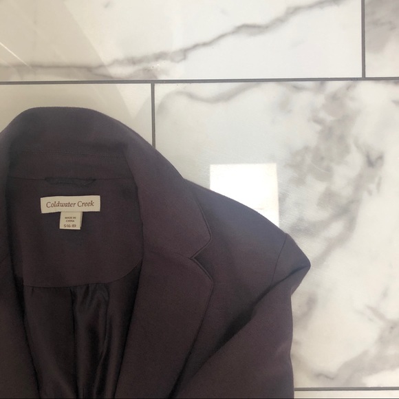 NWT - Purple/Grey Jersey Blazer - Picture 3 of 4